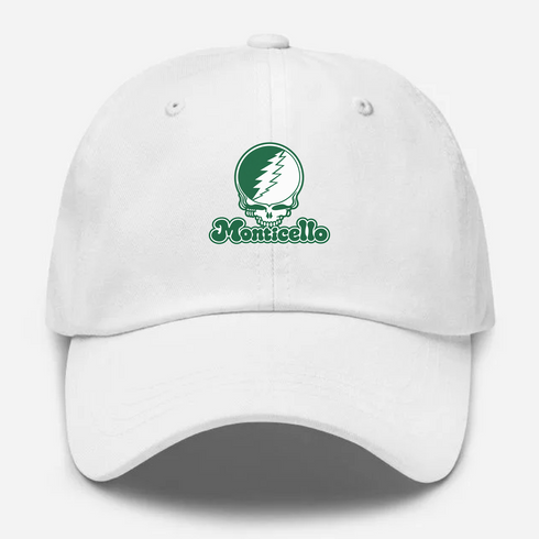 Monticello Stealie Premium Unisex Dad Hat — Design: Arkansas at Monticello University of — White