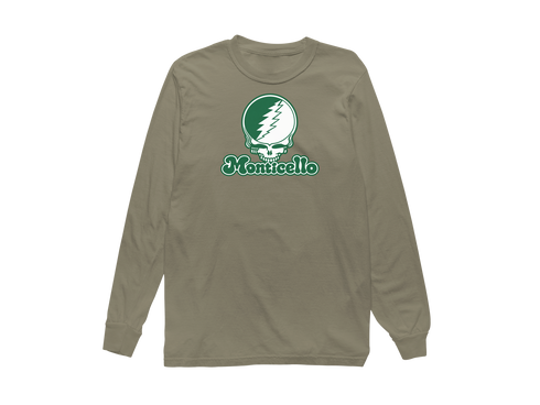 Monticello Stealie Premium Unisex Long-Sleeve — Design: Arkansas at Monticello University of — Sandstone