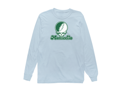 Monticello Stealie Premium Unisex Long-Sleeve — Design: Arkansas at Monticello University of — Chambray