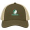 Monticello Stealie Premium Unisex Trucker Cap — Design: Arkansas at Monticello University of — Moss/Khaki