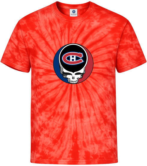 Montreal Canadiens Stealie Tie-Dye T-Shirt