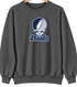 Moody Stealie Premium Unisex Crewneck — Design: Moody — Dark Heather