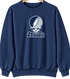 Moody Stealie Premium Unisex Crewneck — Design: Moody — Navy