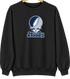 Moody Stealie Premium Unisex Crewneck — Design: Moody — Black