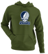 Moody Stealie Premium Unisex Hoodie — Design: Moody — Military Green