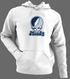 Moody Stealie Premium Unisex Hoodie — Design: Moody — White/Grey