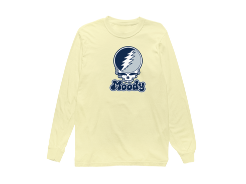 Moody Stealie Premium Unisex Long-Sleeve — Design: Moody — Butter