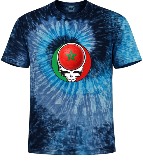 Morocco FIFA World Cup Stealie Tie-Dye T-Shirt