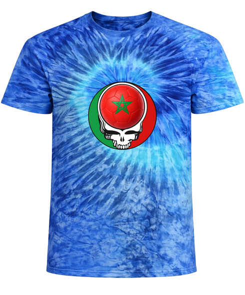 Morocco FIFA World Cup Stealie Tie-Dye T-Shirt