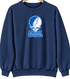 Mount Holyoke Stealie Premium Unisex Crewneck — Design: Mount Holyoke College — Navy