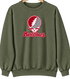 Muhlenberg Stealie Premium Unisex Crewneck — Design: Muhlenberg College — Military Green