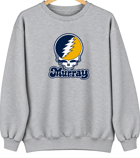 Murray Stealie Premium Unisex Crewneck — Design: Murray State University — Sport Grey