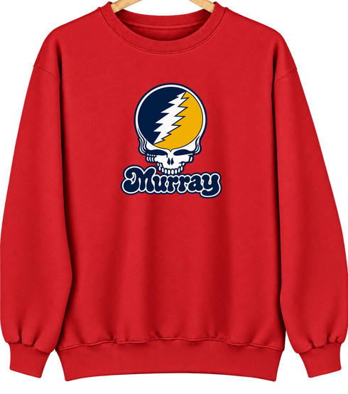 Murray Stealie Premium Unisex Crewneck — Design: Murray State University — Red
