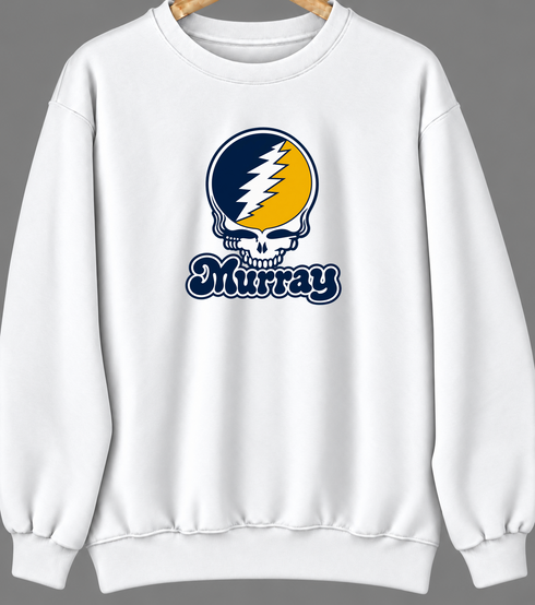 Murray Stealie Premium Unisex Crewneck — Design: Murray State University — White