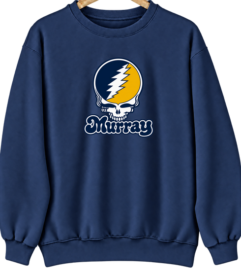 Murray Stealie Premium Unisex Crewneck — Design: Murray State University — Navy