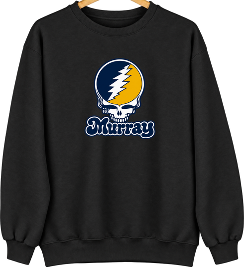 Murray Stealie Premium Unisex Crewneck — Design: Murray State University — Black