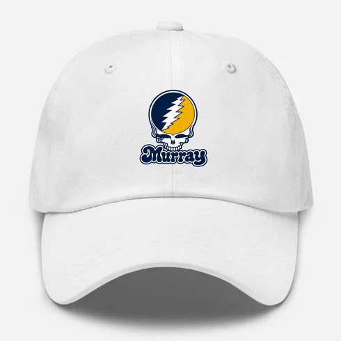 Murray Stealie Premium Unisex Dad Hat — Design: Murray State University — White