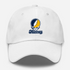 Murray Stealie Premium Unisex Dad Hat — Design: Murray State University — White