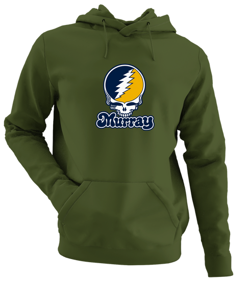Murray Stealie Premium Unisex Hoodie — Design: Murray State University — Military Green