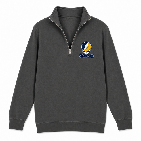 Murray Stealie Premium Unisex Quarter-Zip — Design: Murray State University — Charcoal