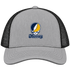 Murray Stealie Premium Unisex Trucker Cap — Design: Murray State University — Heather Grey/Black
