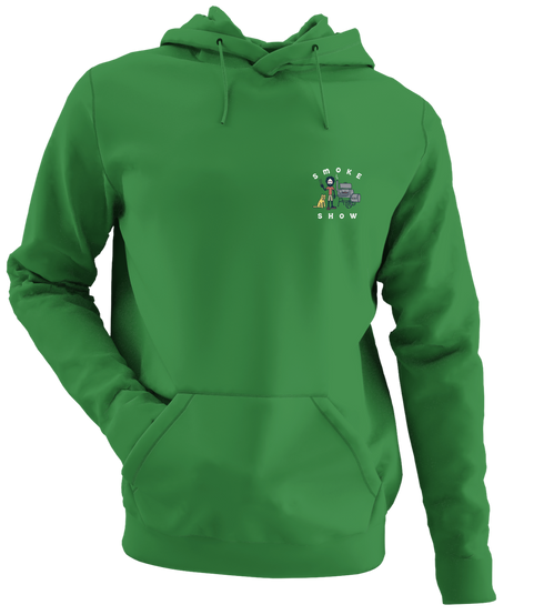 Smoke Show - Life is dead.® - Premium Grateful Dead Left Chest Hoodie - Irish Green - 6