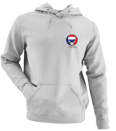 Netherlands FIFA World Cup - Premium Grateful Dead Left Chest Hoodie - Sport Grey - 9