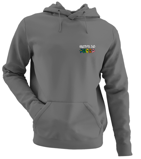 Grateful Dad - Premium Grateful Dead Left Chest Hoodie - Charcoal - 8