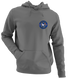Buffalo Football Dancing Bear - Premium Grateful Dead Left Chest Hoodie - Charcoal
