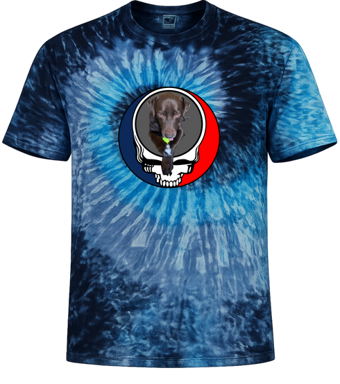 1457 - Custom Stealie Tie-Dye