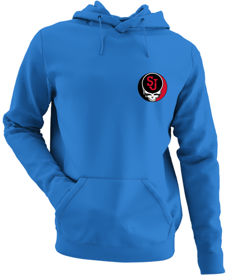 St John's University - Premium Grateful Dead Left Chest Hoodie - Royal
