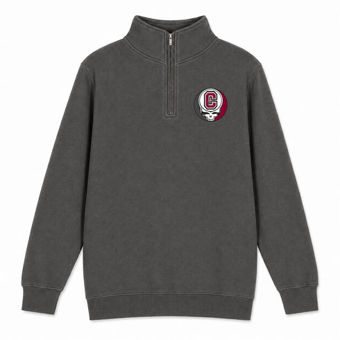 Colgate University - Premium Grateful Dead Quarter-Zip Pullover - Charcoal - 5
