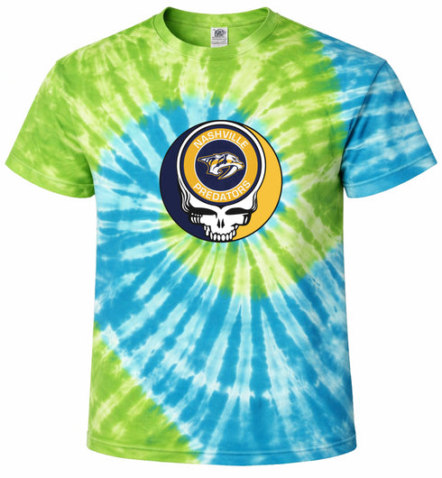Nashville Predators Stealie Tie-Dye T-Shirt