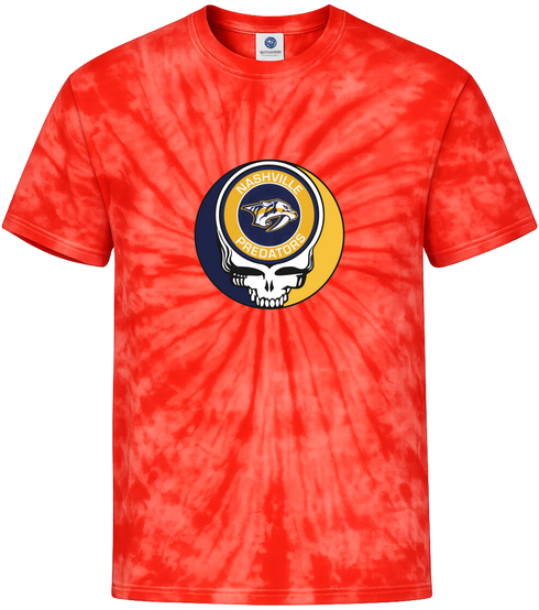 Nashville Predators Stealie Tie-Dye T-Shirt