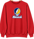 National Stealie Premium Unisex Crewneck — Design: National University — Red