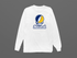 National Stealie Premium Unisex Long-Sleeve — Design: National University — White