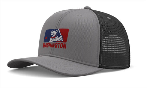 Grateful Dead - Washington Nationals Dancing Bear Logo Grateful Dead Trucker Cap - StealieShop