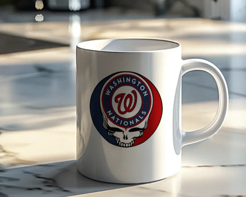 Grateful Dead - Washington Nationals Stealie 15 Ounce Coffee Mug - StealieShop