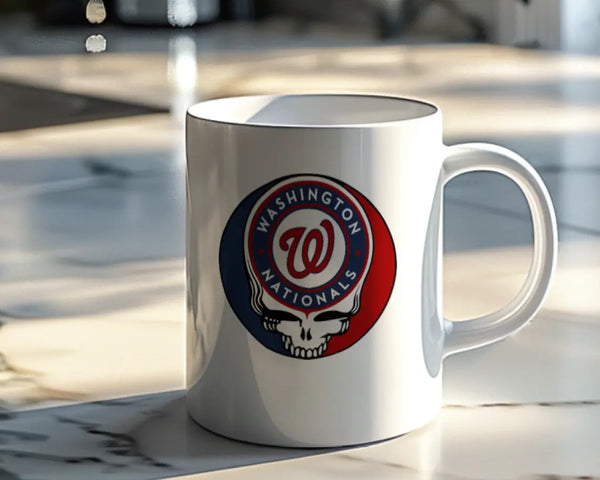 Grateful Dead - Washington Nationals Stealie 15 Ounce Coffee Mug - StealieShop