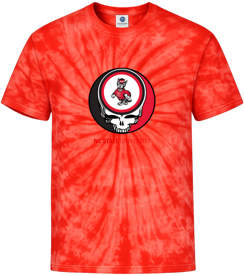 NC State Stealie Tie-Dye T-Shirt