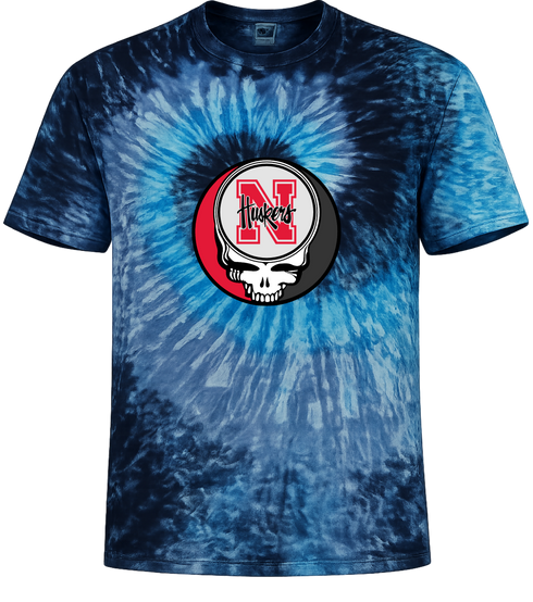 University of Nebraska Stealie Tie-Dye T-Shirt