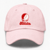 Nebraska Stealie Premium Unisex Dad Hat — Design: Nebraska University of — Pink