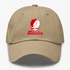 Nebraska Stealie Premium Unisex Dad Hat — Design: Nebraska University of — Khaki
