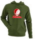 Nebraska Stealie Premium Unisex Hoodie — Design: Nebraska University of — Military Green