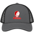 Nebraska Stealie Premium Unisex Trucker Cap — Design: Nebraska University of — Charcoal/Black