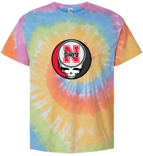 University of Nebraska Stealie Tie-Dye T-Shirt