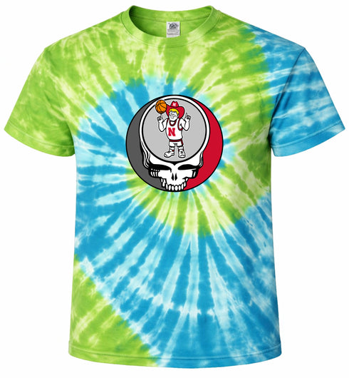 University of Nebraska Stealie Tie-Dye T-Shirt