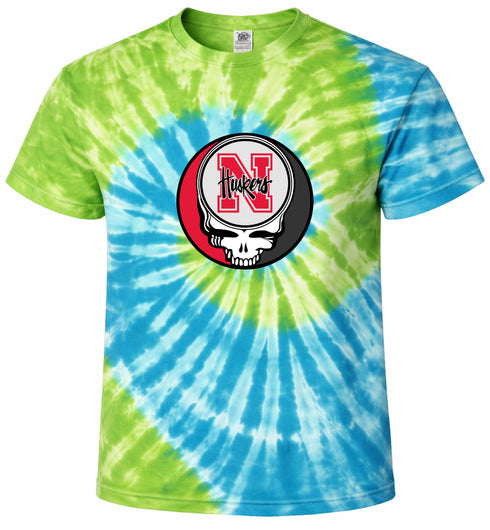 University of Nebraska Stealie Tie-Dye T-Shirt