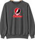 Nebraska Stealie Premium Unisex Crewneck — Design: Nebraska Omaha University of — Dark Heather