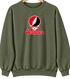 Nebraska Stealie Premium Unisex Crewneck — Design: Nebraska Omaha University of — Military Green
